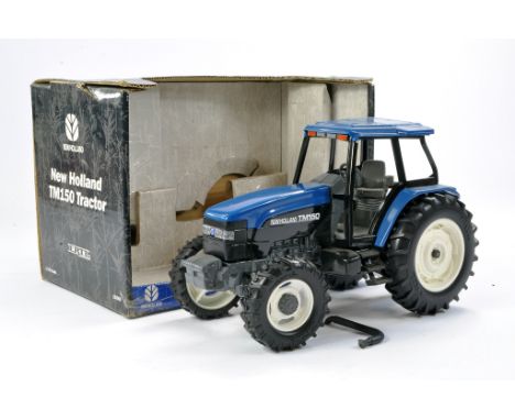 Ertl 1/16 Farm Issue comprising New Holland TM150 Tractor. Has been displayed, exhaust broken off, with original box. 