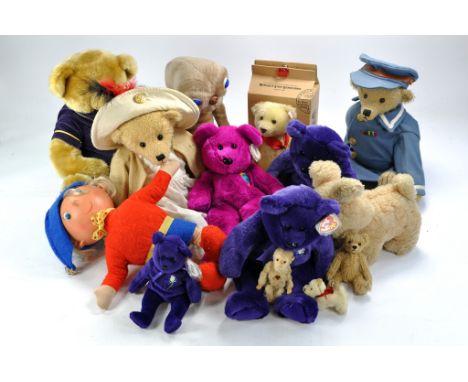 A group of Teddy Bear issues including well presented 'Chiltern?' type dressed issues, boxed Steiff limited edition and other