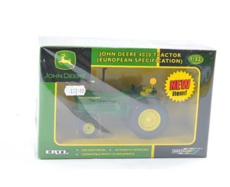 Britains Farm 1/32 issue comprising John Deere 4020 EU Tractor. Excellent, secure in box and not previously removed from pack