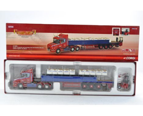 Corgi Diecast Model Truck Issue comprising No. CC12824 Scania T Dropside with Sandbag Load in livery of Larkins. Looks to be 