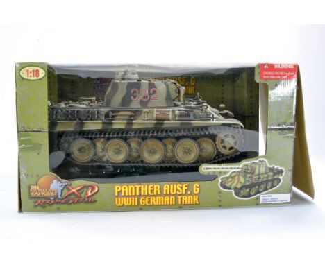 21st Century Toys 1/18 WWII German Panther AUSF. G Tank. Model is ex-display cabinet so some light display wear expected, gen