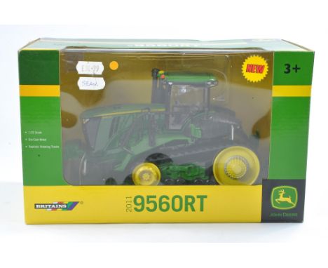 Britains Farm 1/32 issue comprising John Deere 9560RT Tractor. Excellent, secure in box and not previously removed from packa