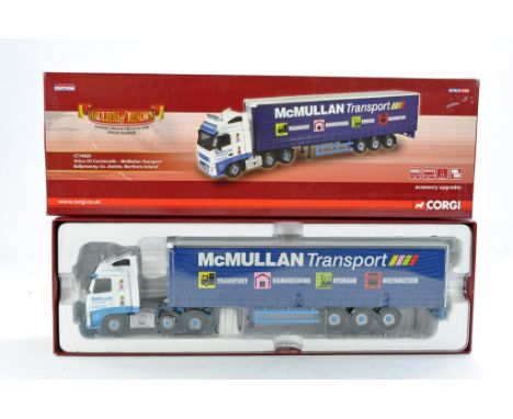 Corgi Diecast Model Truck Issue comprising No. C14020 Volvo FH Curtainside in the livery of McMullan Transport. Looks to be v