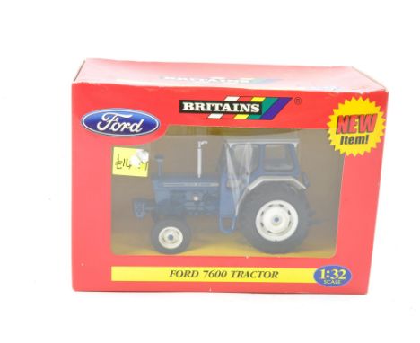 Britains 1/32 Farm issue comprising Ford 7600 Tractor. Excellent in box, box with minor storage wear. 