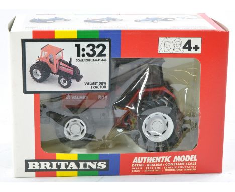 Britains No. 9505 Valmet 805 Double Rear Wheel Tractor. Generally Excellent, very minor signs of wheel (melt) distortion in g