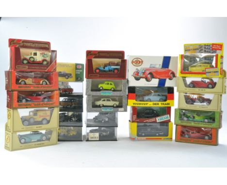 Twenty Four mostly 1/43 scale diecast car issues, various makers including Vitesse, Matchbox MOY and others. Look to be mostl