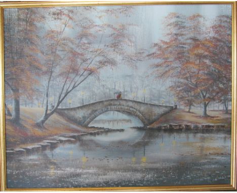 Jeff Rowland - limited edition print 'Meet me on the bridge' 80/150 36" x 45" and 'Walk in the Woods' 92/95 17 1/2" x 22"