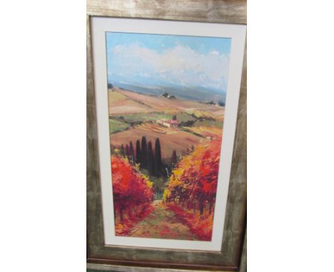 Bruno Tinucci - limited edition print Campagna Toscari 158/195 12" x 24"