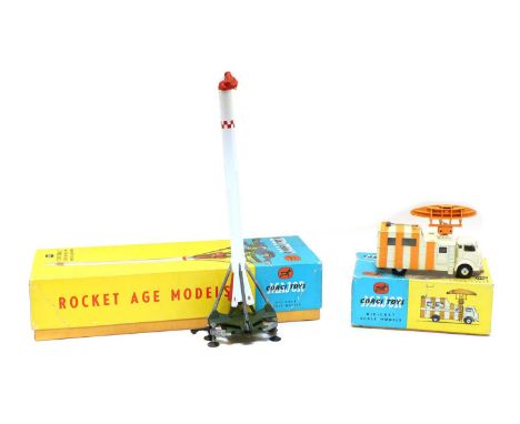 Two boxed Corgi Die Cast Scale Models, comprising a Corporal Guided Missile on Mobile Launcher, No. 1112, together with a Dec