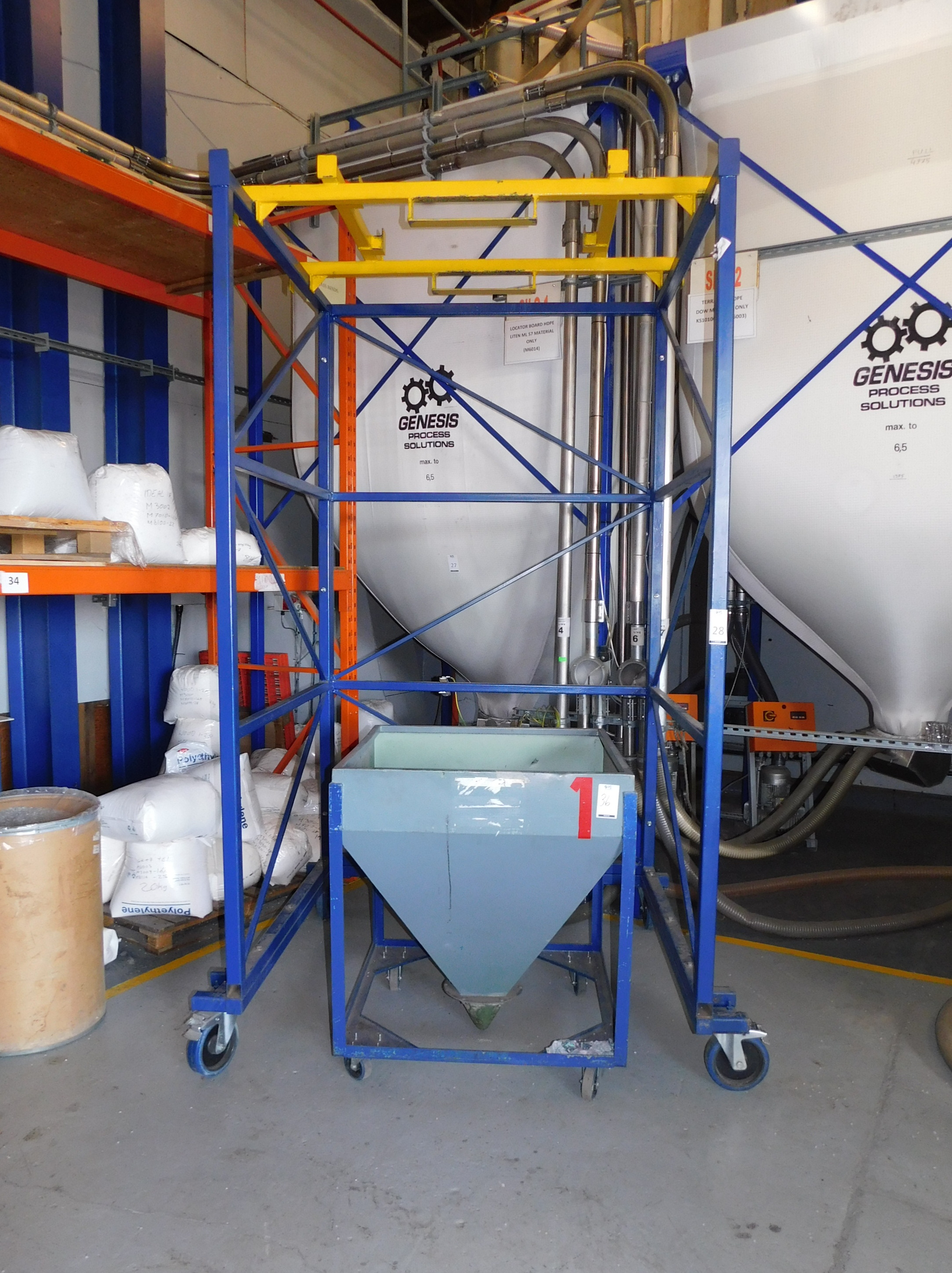 Steel Fabricated Mobile BulkBag Emptying Station