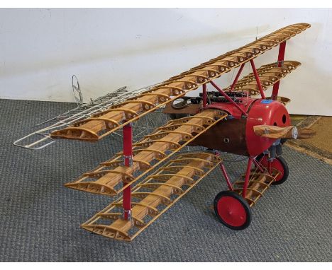 A 1/8 scale model aeroplane Fokker Dr.1 TriplamLocation: 