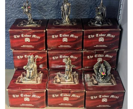 A collection of twelve The Tudor Mint 'Myth and Magic' boxed modelsLocation: 