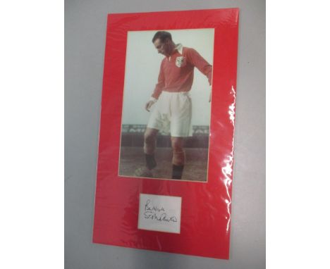 Print of Sir Stanley Matthews, signed belowLocation:RWM/RAM 