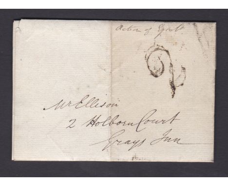 London 1824 EL XXX 8 morn 8 in Red and Lombard St in Black and Manuscript 2