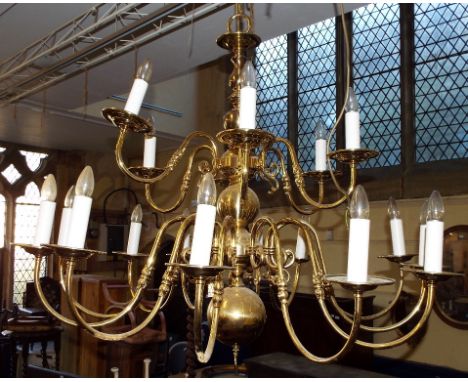 EXTRA LOT: An 18th century style 18 light electrolier