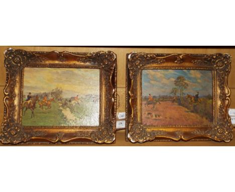 A pair of hunting prints (2)