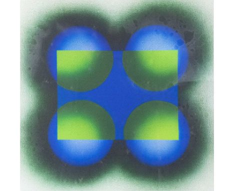 Barrie COOK (1929-2020) Quadripartite, 2003 Lithograph, signed, titled and numbered 3/50, image 50 x 50cm, framed 79.5 x 78cm