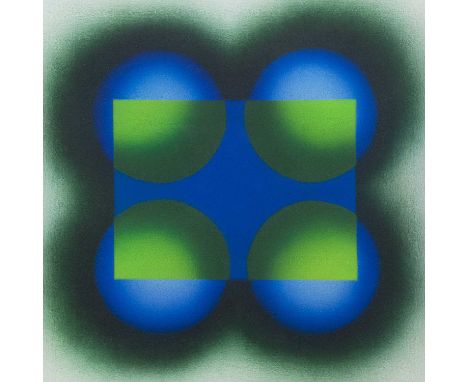 Barrie COOK (1929-2020) Quadripartite, 2003 Lithograph, 4/50, signed, titled and dated '03, image 49.5 x 50cm, framed 73 x 72