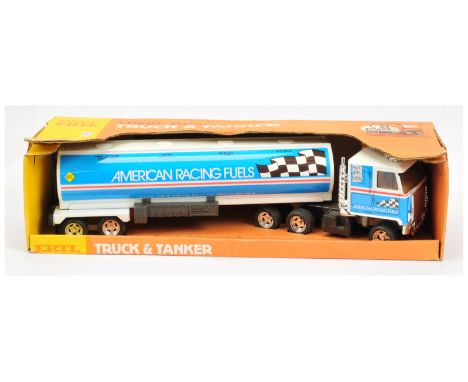 ERTL (USA) 3630 "American Racing Fuels" Chevy Titan Truck and Tanker Trailer - large scale tinplate and plastic issue finishe