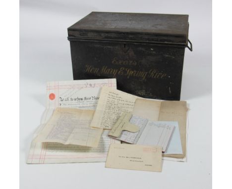 Mary Spring Rice Collection

Spring Rice (Mary)   [1880-1924] A good collection of personal documents including  a manuscript