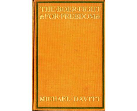 The Irish in South Africa

The Boer War: Davitt (Michael) The Boer Fight for Freedom, 8vo N. York & L. 1902. First Edn. port.