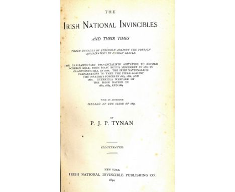 The Phoenix Park Murders
With Original Sketch's of the Trial

The Invincibles - Tynan (P.J.P.) The Irish National Invincibles