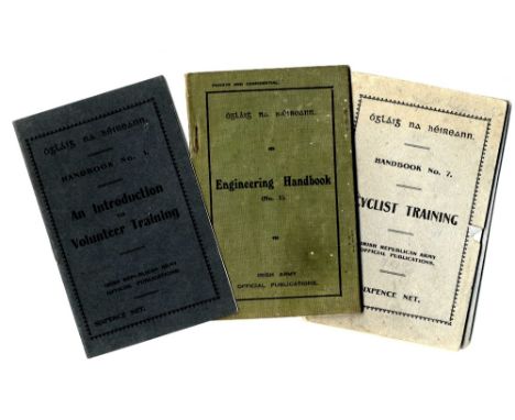 Oglaigh na hEireann  Irish Republican Army,  Handbook No. 1.   An Introduction to Volunteer Training.  Jan. 1920, 24mo dark g