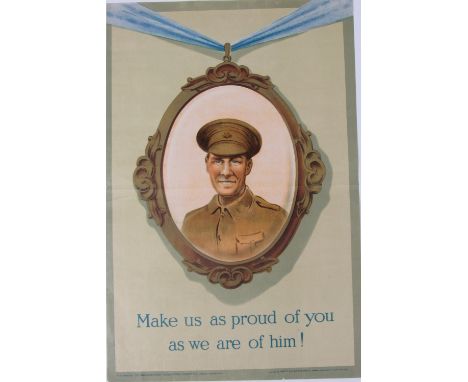 Iconic Army Recruiting Poster

Army Recruiting Poster: Make us as proud of you as we are of him! Poster No. 119, printed by D