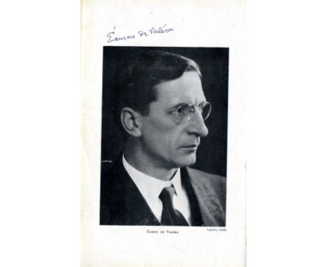Both Signed by Dev.

[de Valera (Eamon)] Mac Manus (M.J.) Eamon de Valera. A Biography, D. 1945. Port. frontis, Signed by Dev