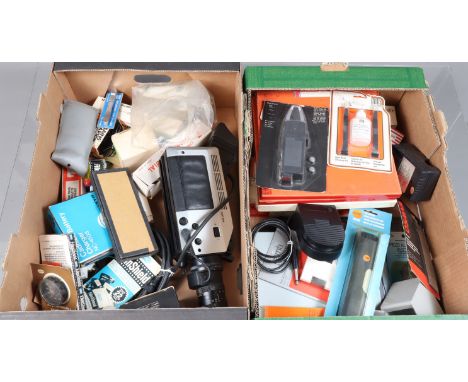 Various Photographic and Electronic Accessories, including a Philips VK4000 video camera with damaged zoom lens, a Hawk combi
