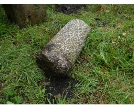 An antique granite Roller, 24in wide x 9½in diameter (61cm x 26cm). Note; This lot can be Viewed at and must be Collected fro