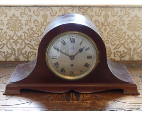 An early 20thC 'Napoleon hat' Mantel Clock.