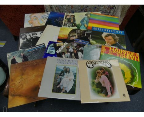 Vinyl Records; A quantity of mainly original LP's, including Bob Dylan 'Self Portrait', on CBS 66250, The moody Blues 'In Sea