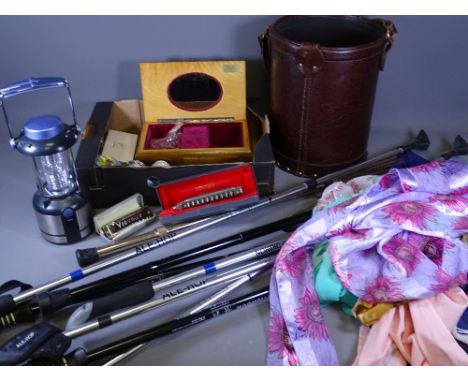 M HOHNER THE 'CHROMONICA', cased 'Victory' harmonica and an assortment of miscellaneous items