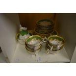 A part tea service.