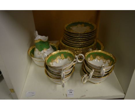 A part tea service.