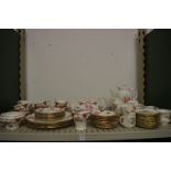 Quantity of Aynsley and Derby tea ware.