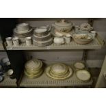 Three part dinner services to include Royal Doulton York, Alfred Meakin Hedgerow and Royal Doulton