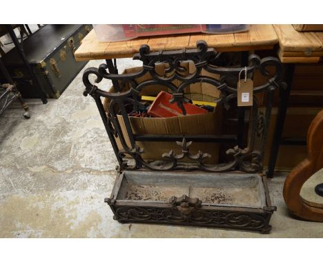 Cast iron stick stand.