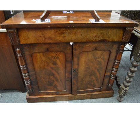 Victorian mahogany chiffonier.