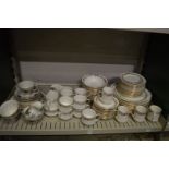 A quantity of Paragon Belinda china and a small group of Royal Doulton Camelot tea ware.
