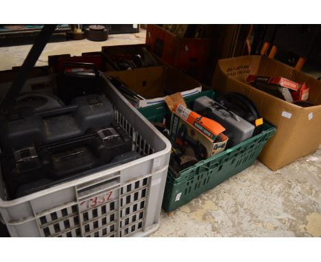 A large quantity of tools.