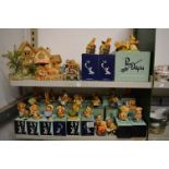 A large quantity of Pen Delfin figures, the majority with original boxes.
