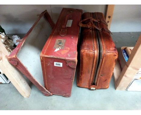 2 Vintage suitcases.&nbsp;Collect Only.