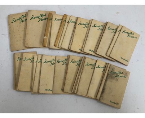 A quantity of Kensitas flowers cigarette silks to include small and medium, first and second series 
