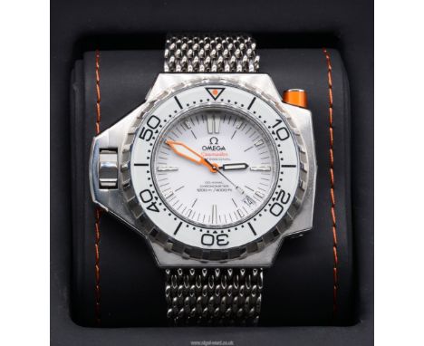 An Omega Seamaster Professional Ploprof 1200M Co-Axial Escapement Chronometer automatic Wristwatch, 1200m/4000ft water resist