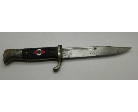 A German WWII period youth membership dagger, no scabbard