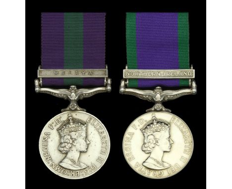 General Service 1918-62, 1 clasp, Malaya, E.II.R. (2279228 L.A.C. C. K. Lawson. R.A.F.); General Service 1962-2007, 1 clasp, 