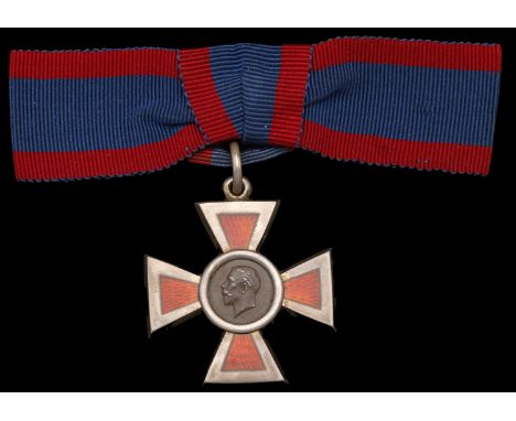 Royal Red Cross, 2nd Class (A.R.R.C.), G.V.R., silver and enamel, on lady’s bow riband, in Garrard, London, case of issue, ve