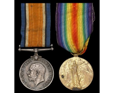 Pair: Lance-Corporal J. Cartwright, Grenadier Guards, who died of his wounds as a Prisoner of War on 3 December 1917  British